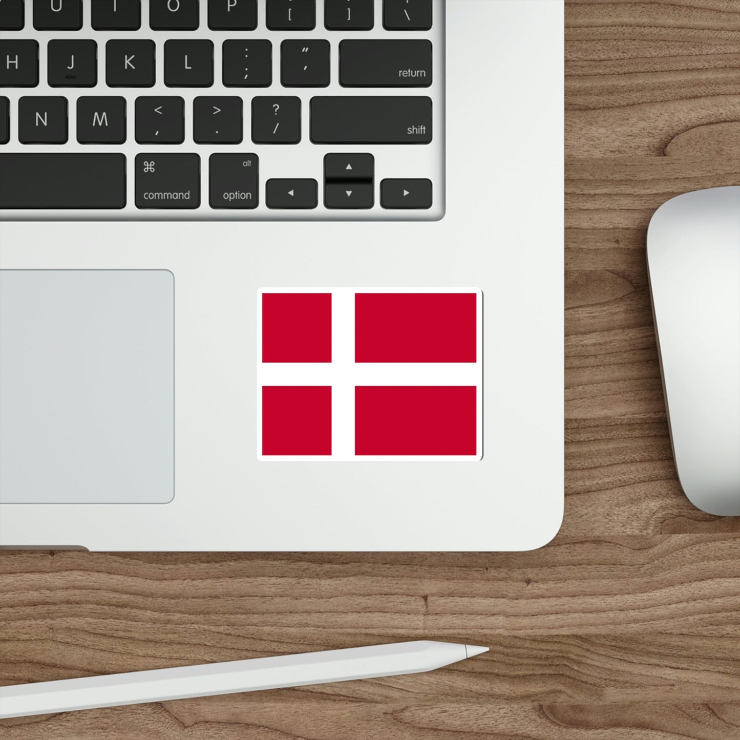 Flag of Denmark STICKER Vinyl Die-Cut Decal-The Sticker Space