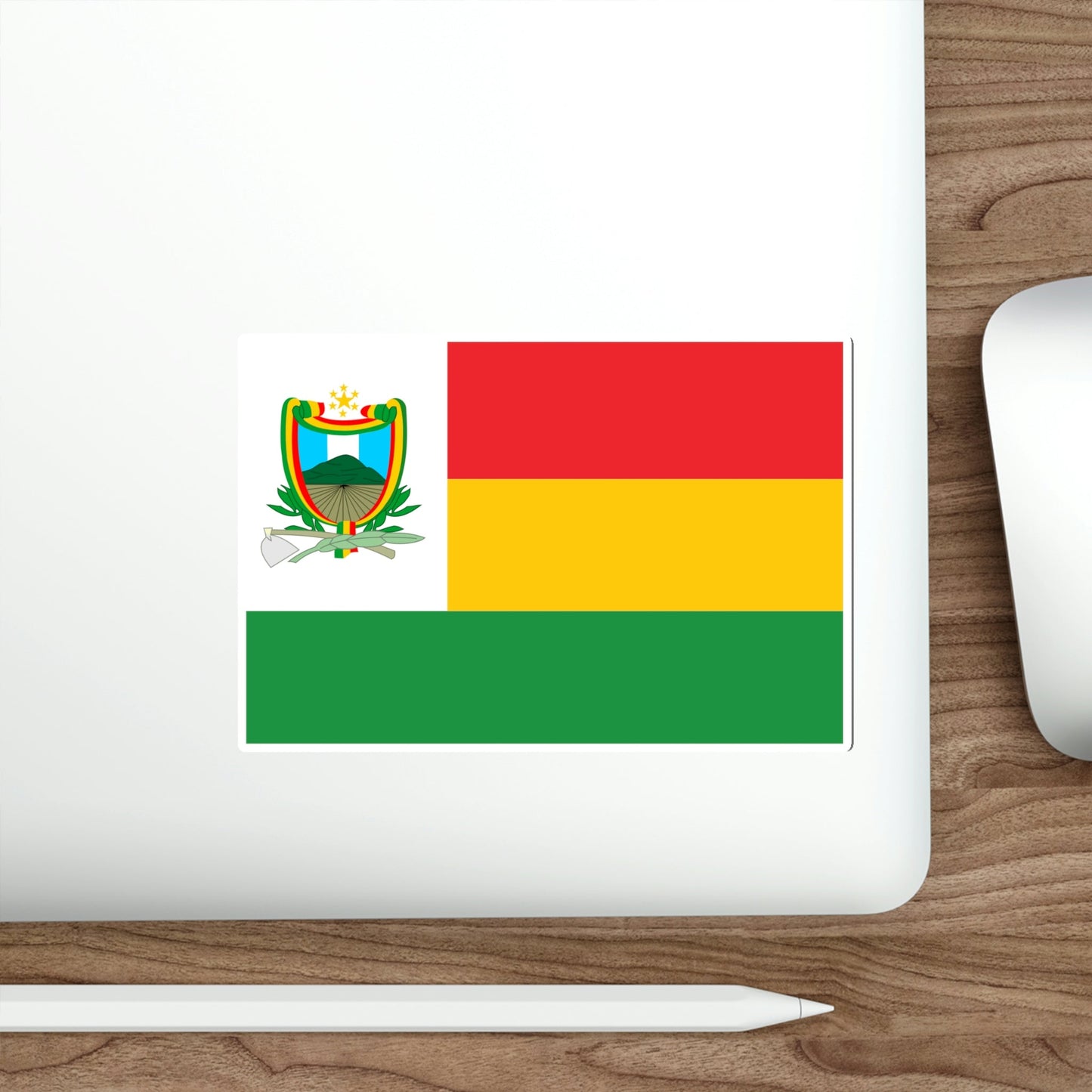 Flag of Department of Jalapa, Guatemala STICKER Vinyl Die-Cut Decal-The Sticker Space