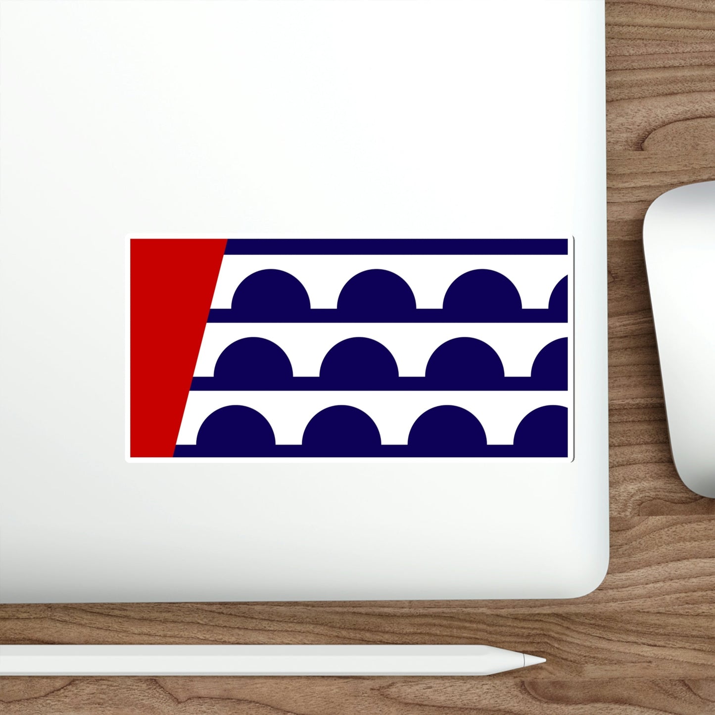 Flag of Des Moines Iowa USA STICKER Vinyl Die-Cut Decal-The Sticker Space