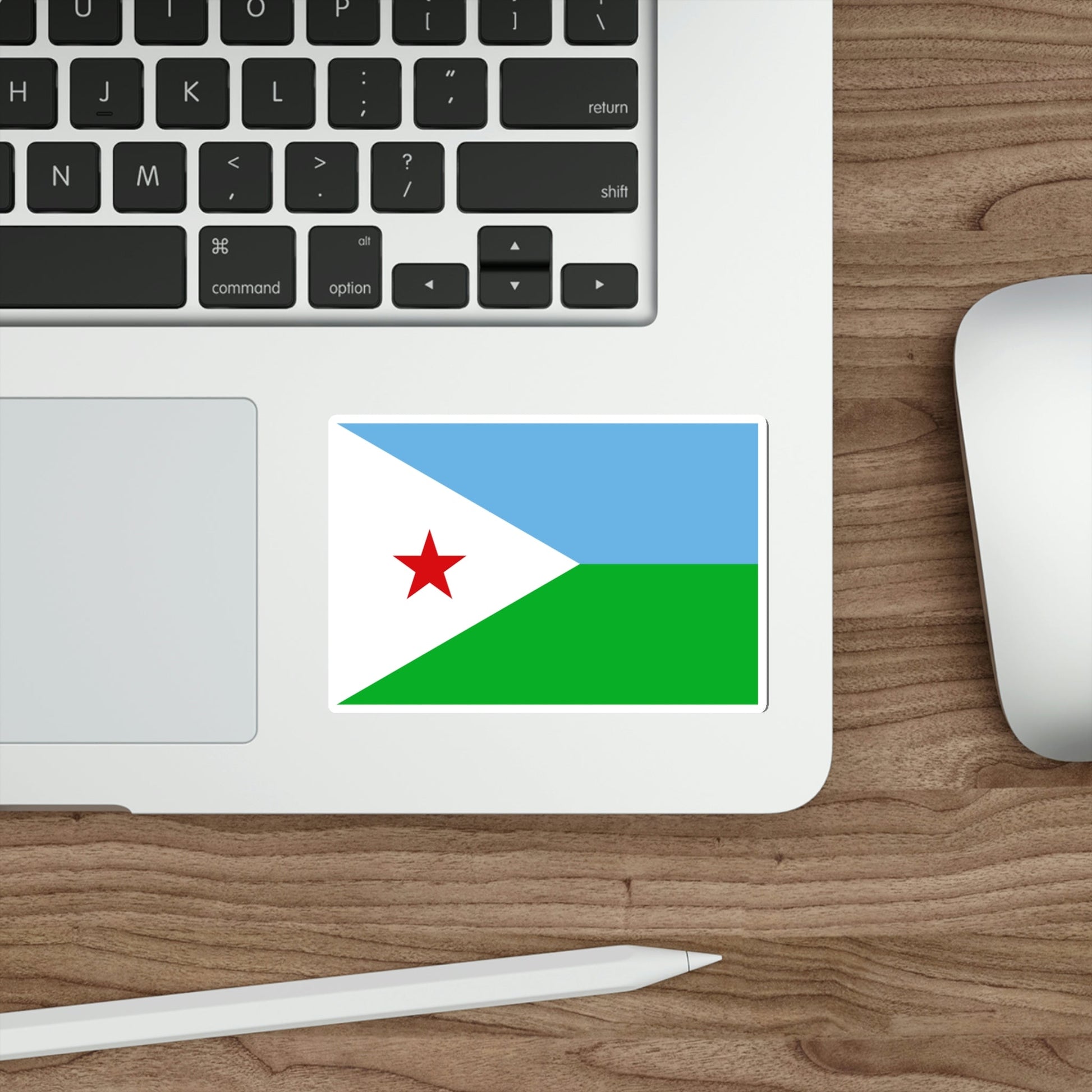 Flag of Djibouti STICKER Vinyl Die-Cut Decal-The Sticker Space