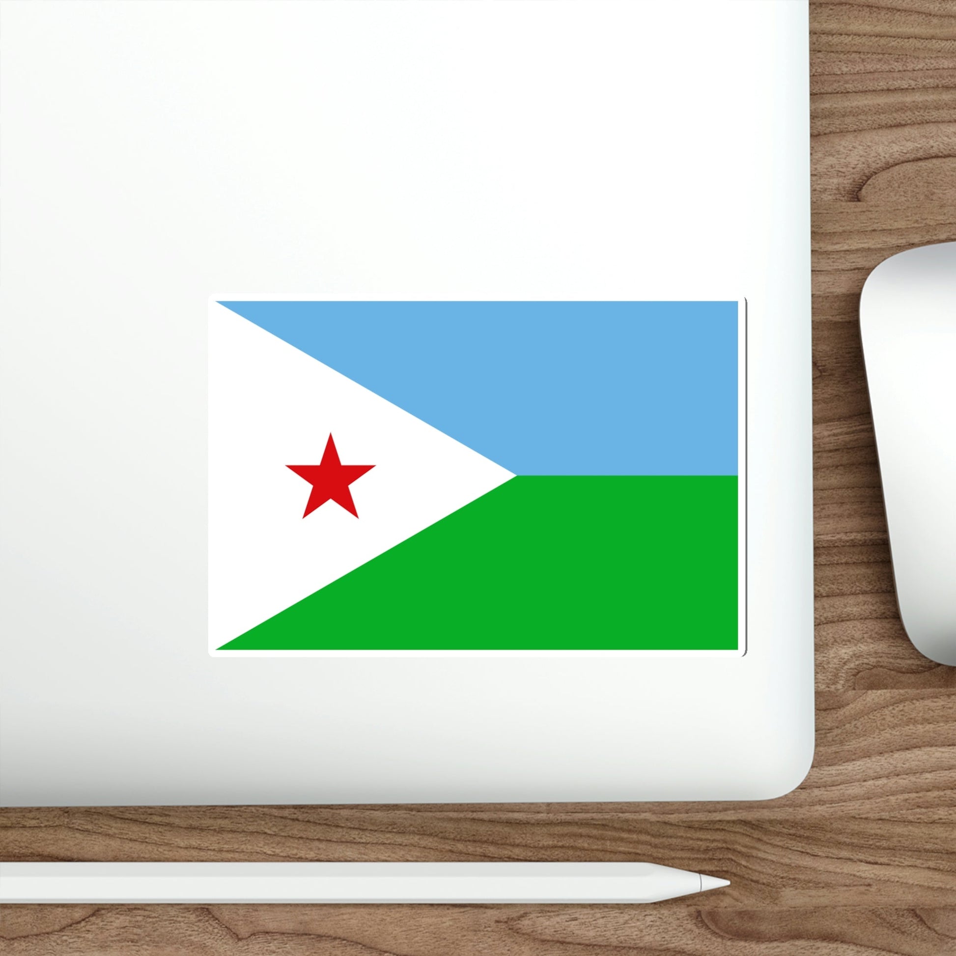 Flag of Djibouti STICKER Vinyl Die-Cut Decal-The Sticker Space