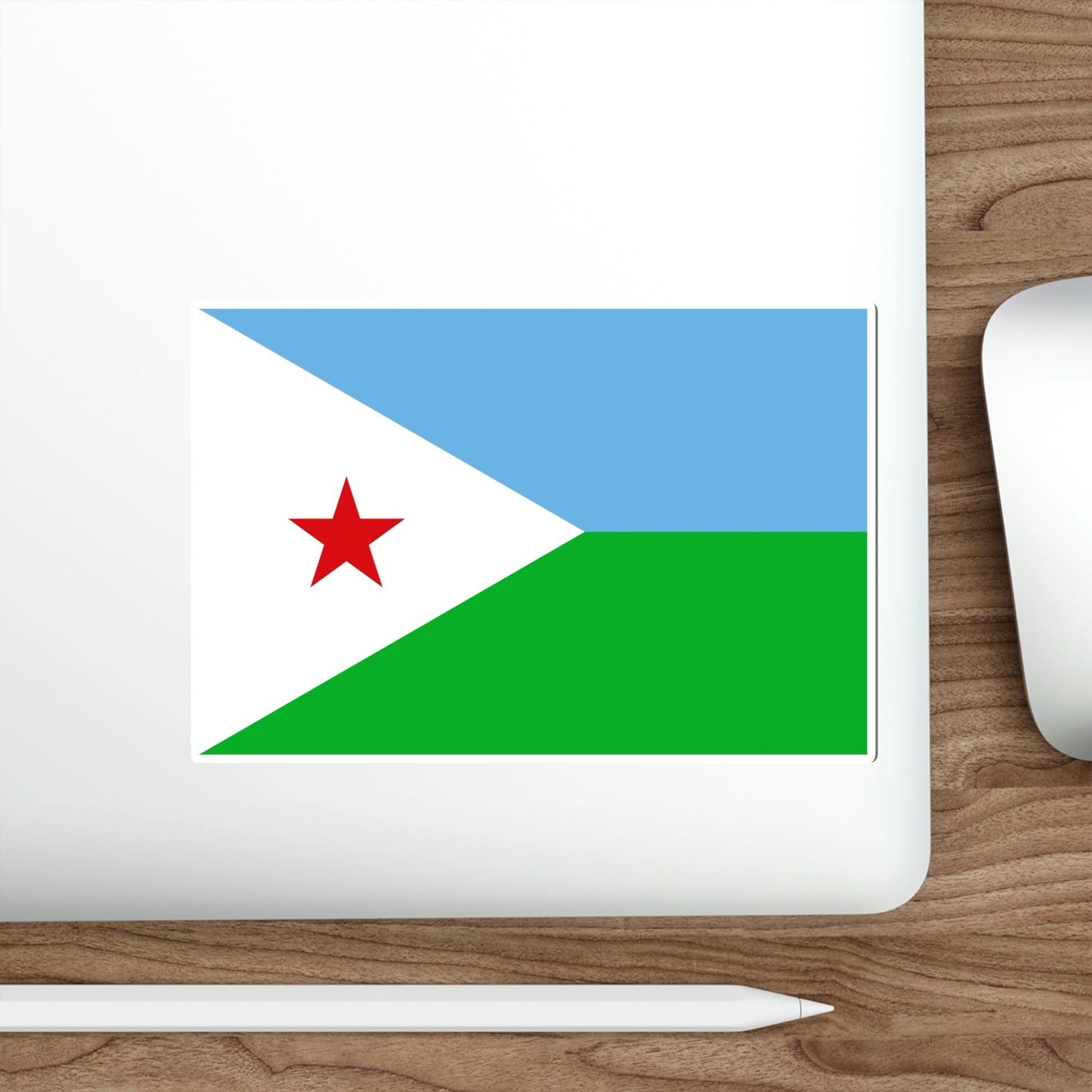 Flag of Djibouti STICKER Vinyl Die-Cut Decal-The Sticker Space