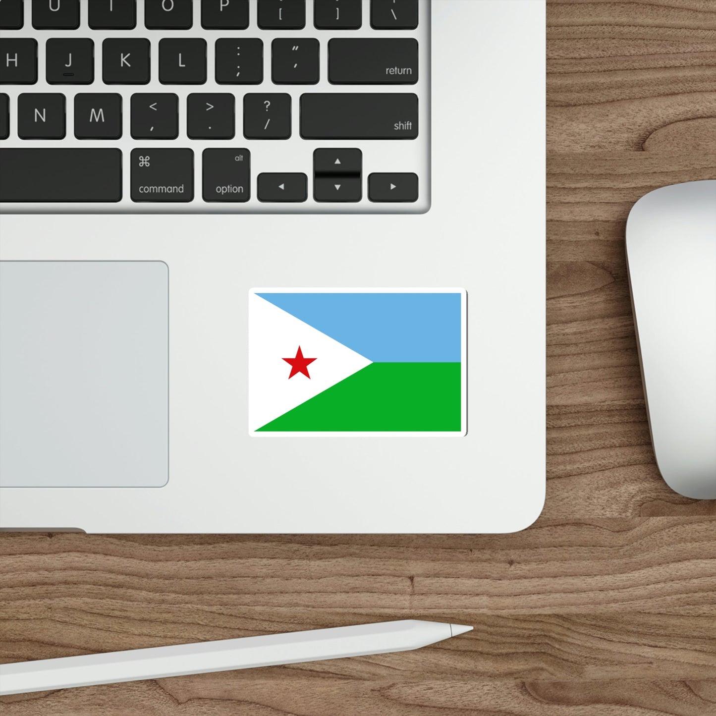 Flag of Djibouti STICKER Vinyl Die-Cut Decal-The Sticker Space