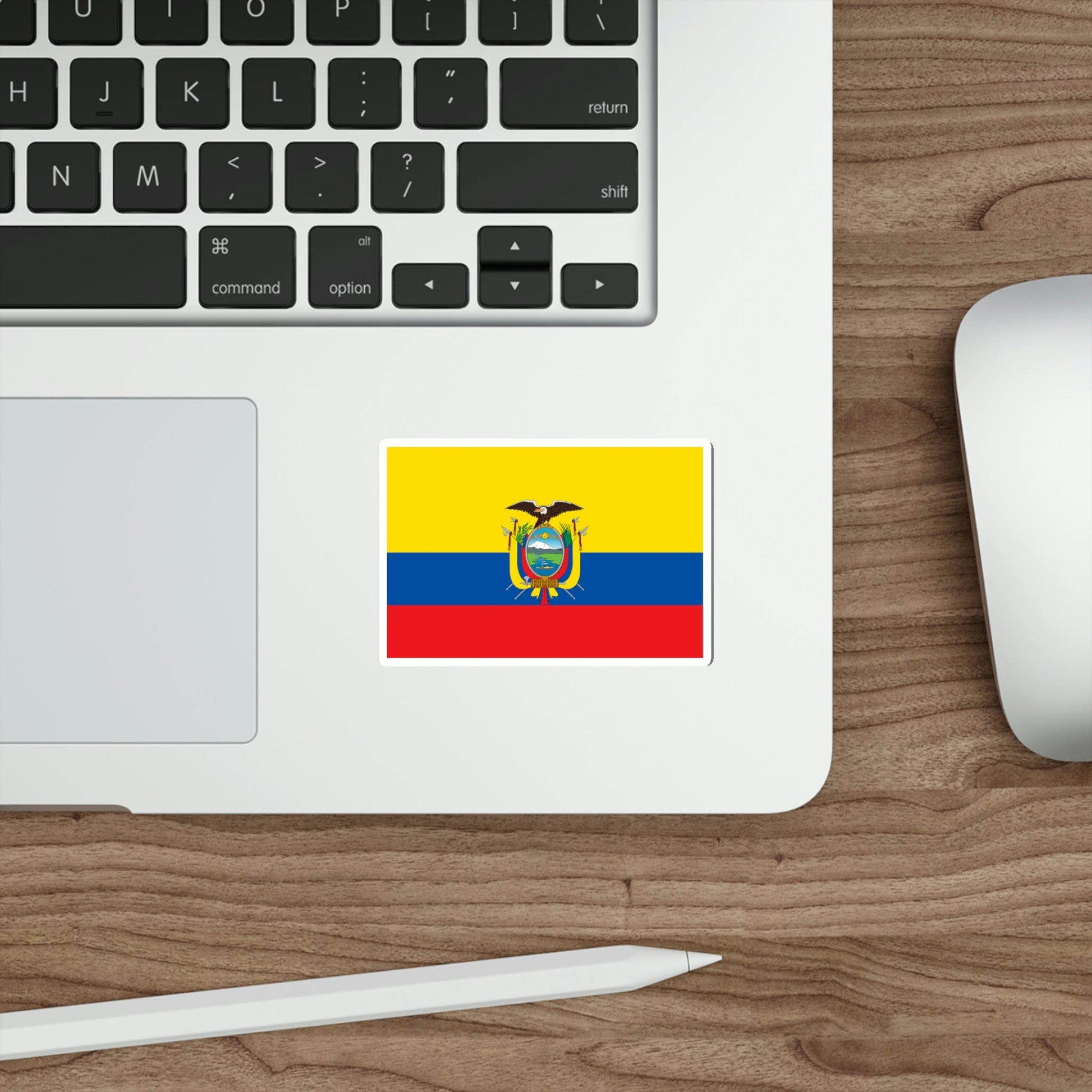 Flag of Ecuador STICKER Vinyl Die-Cut Decal-The Sticker Space