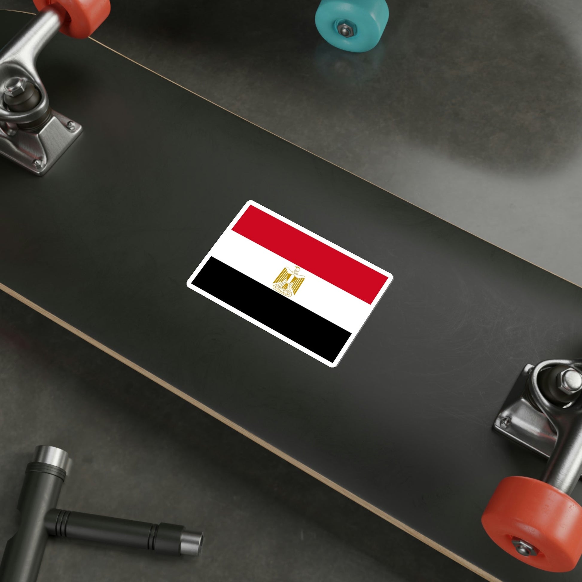 Flag of Egypt STICKER Vinyl Die-Cut Decal-The Sticker Space