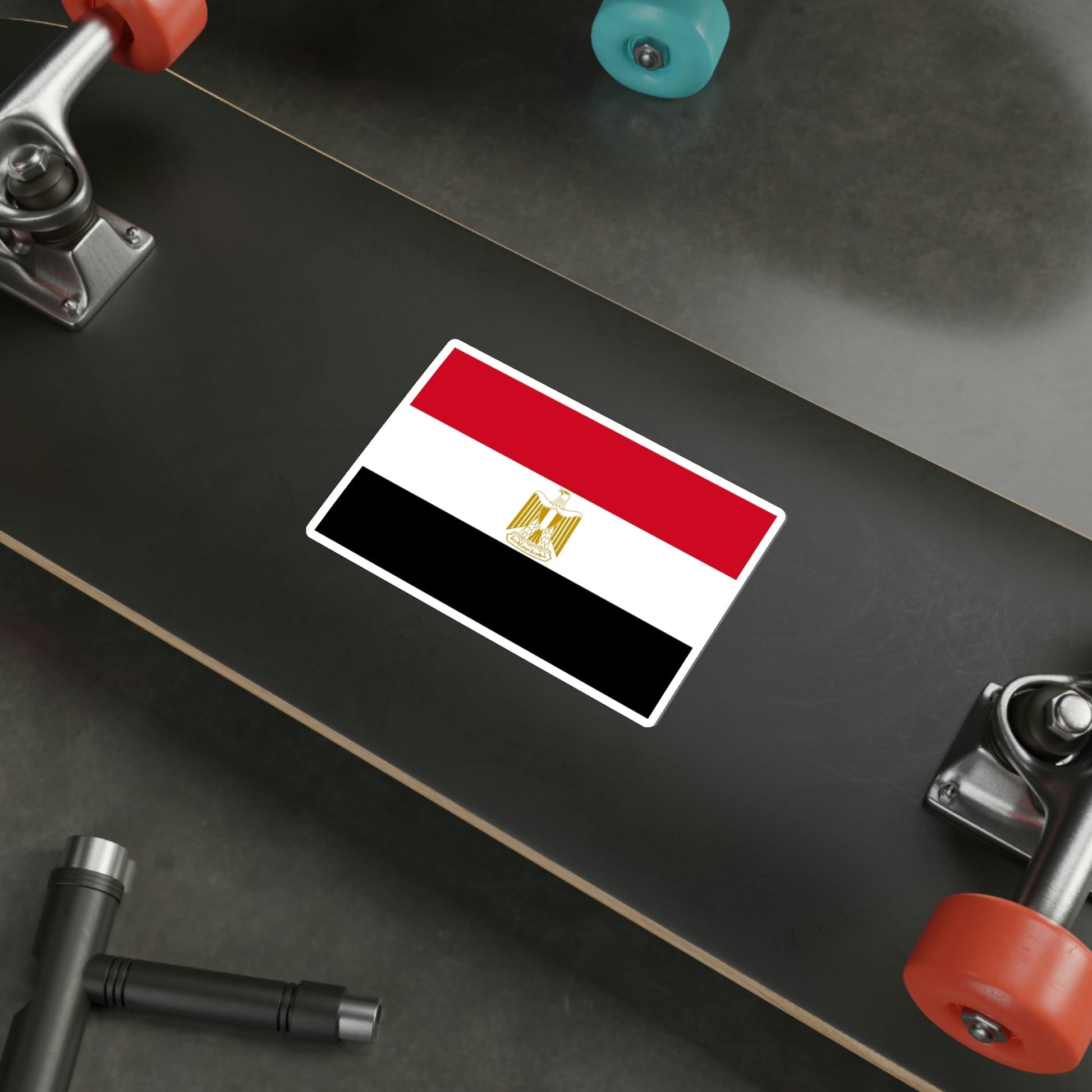 Flag of Egypt STICKER Vinyl Die-Cut Decal-The Sticker Space