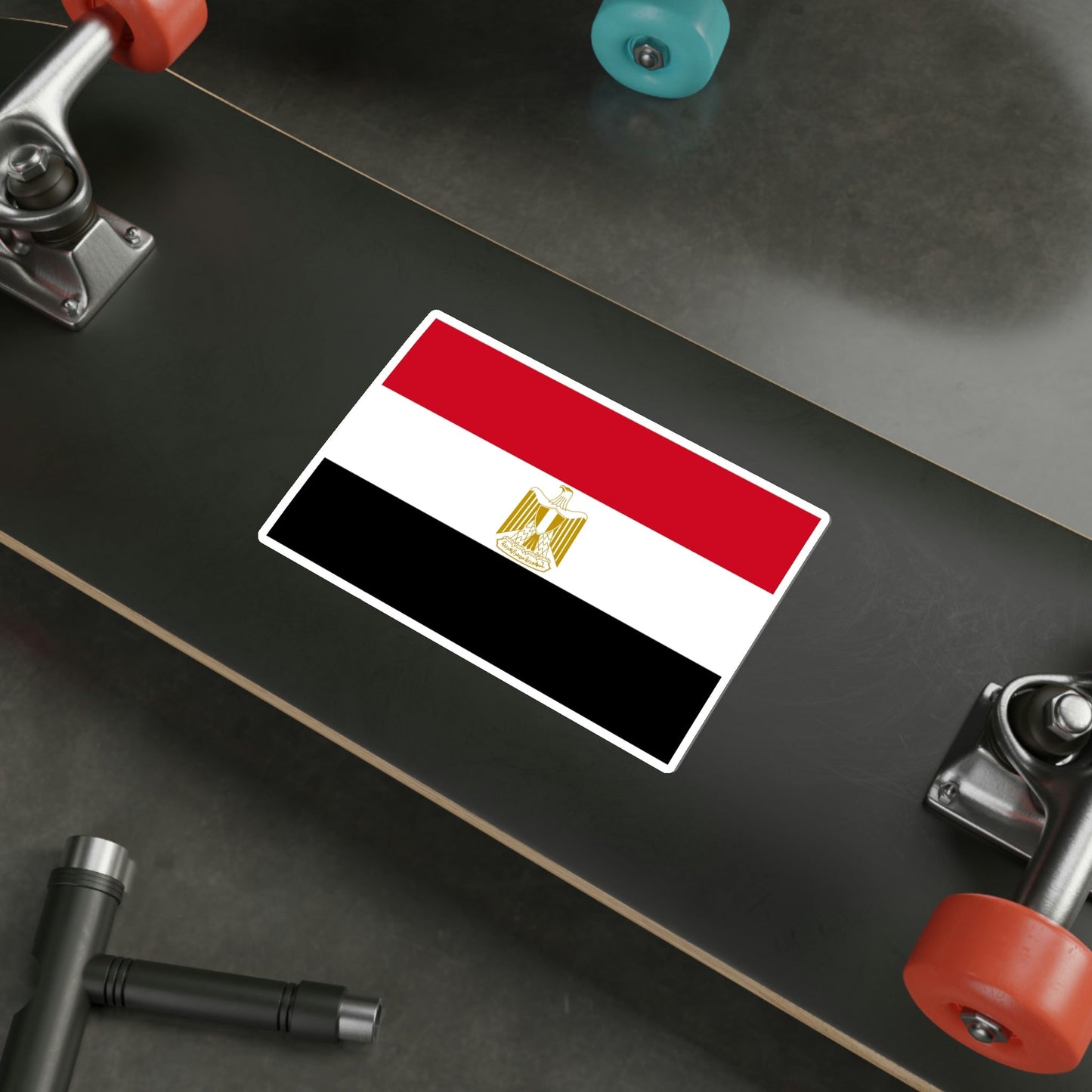 Flag of Egypt STICKER Vinyl Die-Cut Decal-The Sticker Space