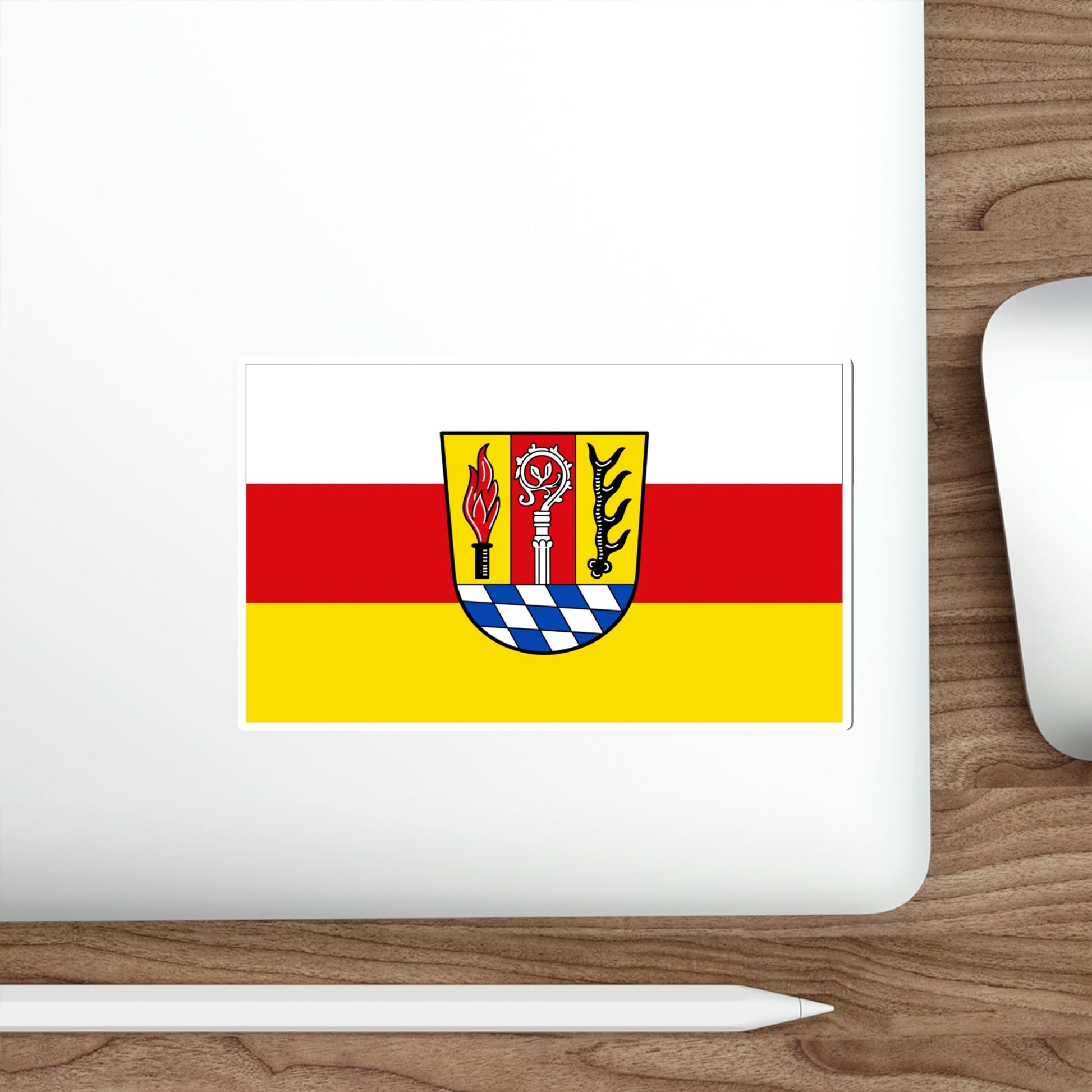 Flag of Eichstätt Germany STICKER Vinyl Die-Cut Decal-The Sticker Space