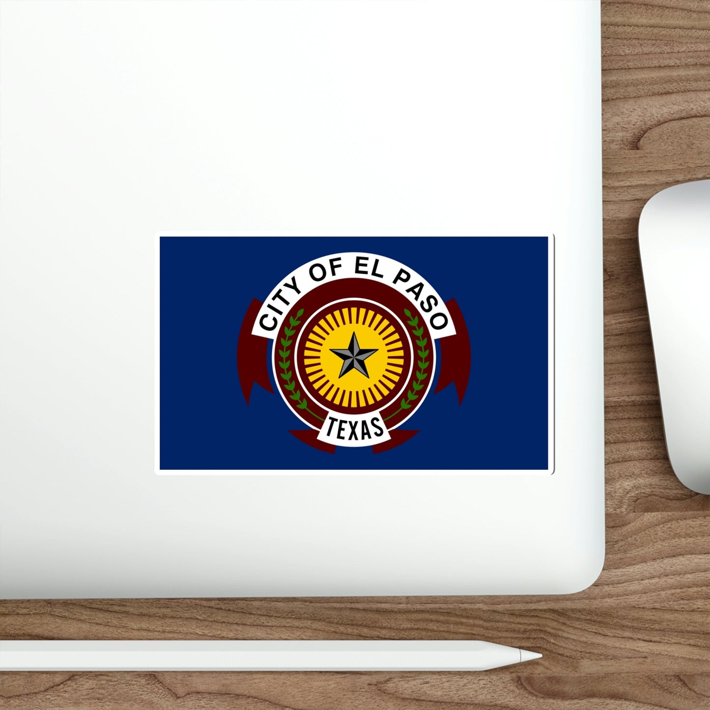 Flag of El Paso Texas USA STICKER Vinyl Die-Cut Decal-The Sticker Space