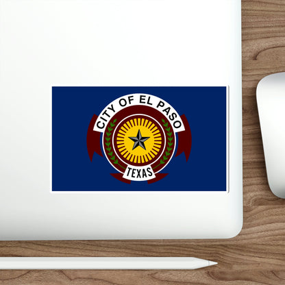 Flag of El Paso Texas USA STICKER Vinyl Die-Cut Decal-The Sticker Space