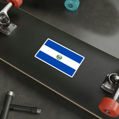 Flag of El Salvador STICKER Vinyl Die-Cut Decal-The Sticker Space