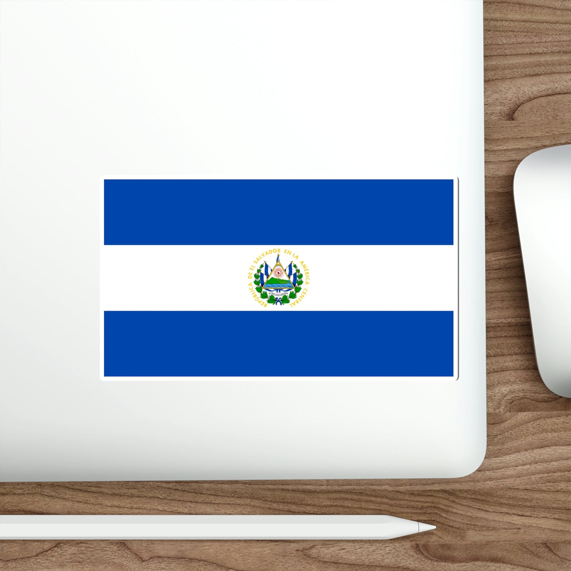 Flag of El Salvador STICKER Vinyl Die-Cut Decal-The Sticker Space