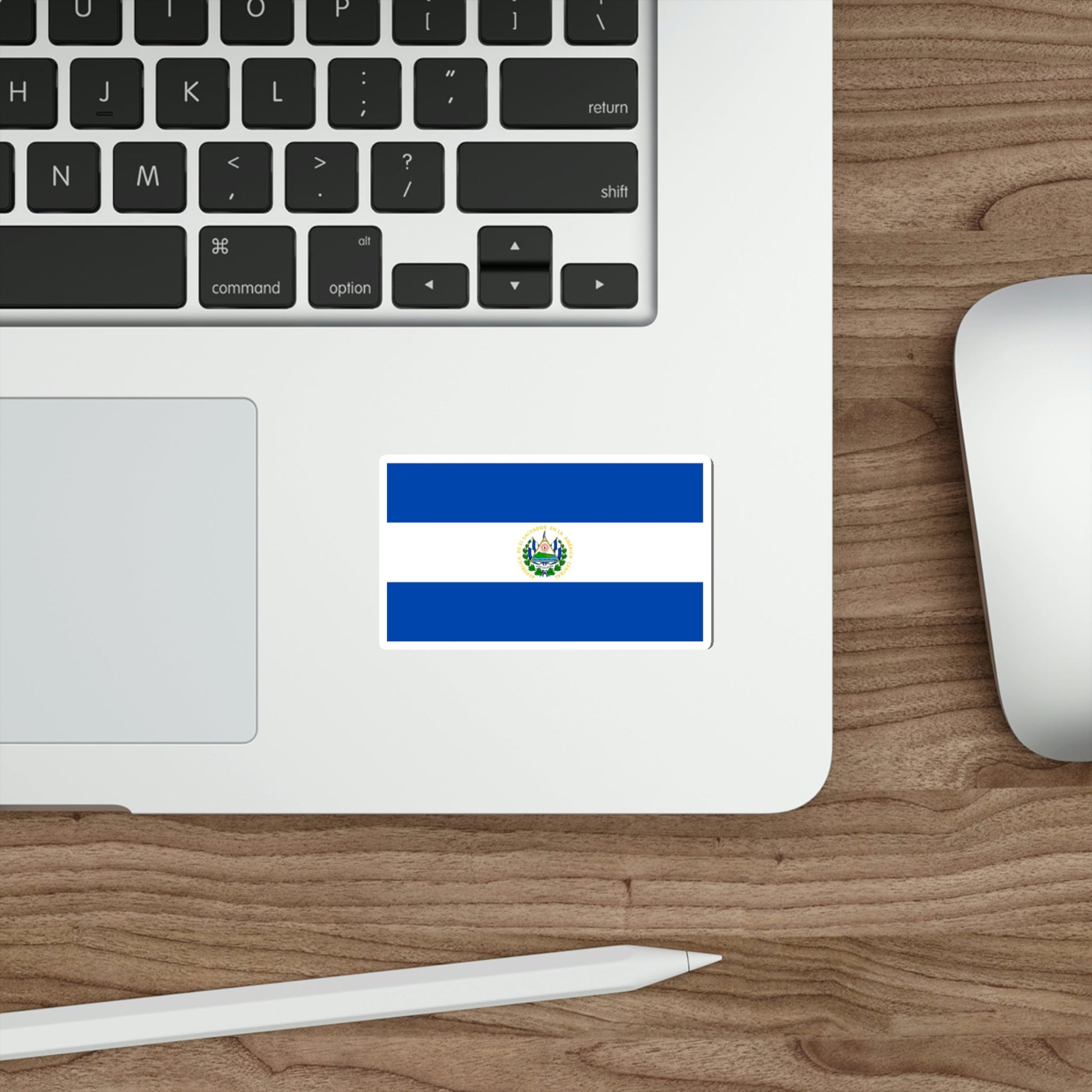 Flag of El Salvador STICKER Vinyl Die-Cut Decal-The Sticker Space