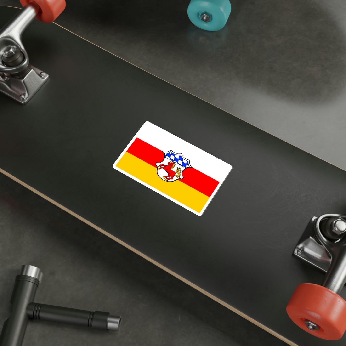 Flag of Erding Germany STICKER Vinyl Die-Cut Decal-The Sticker Space