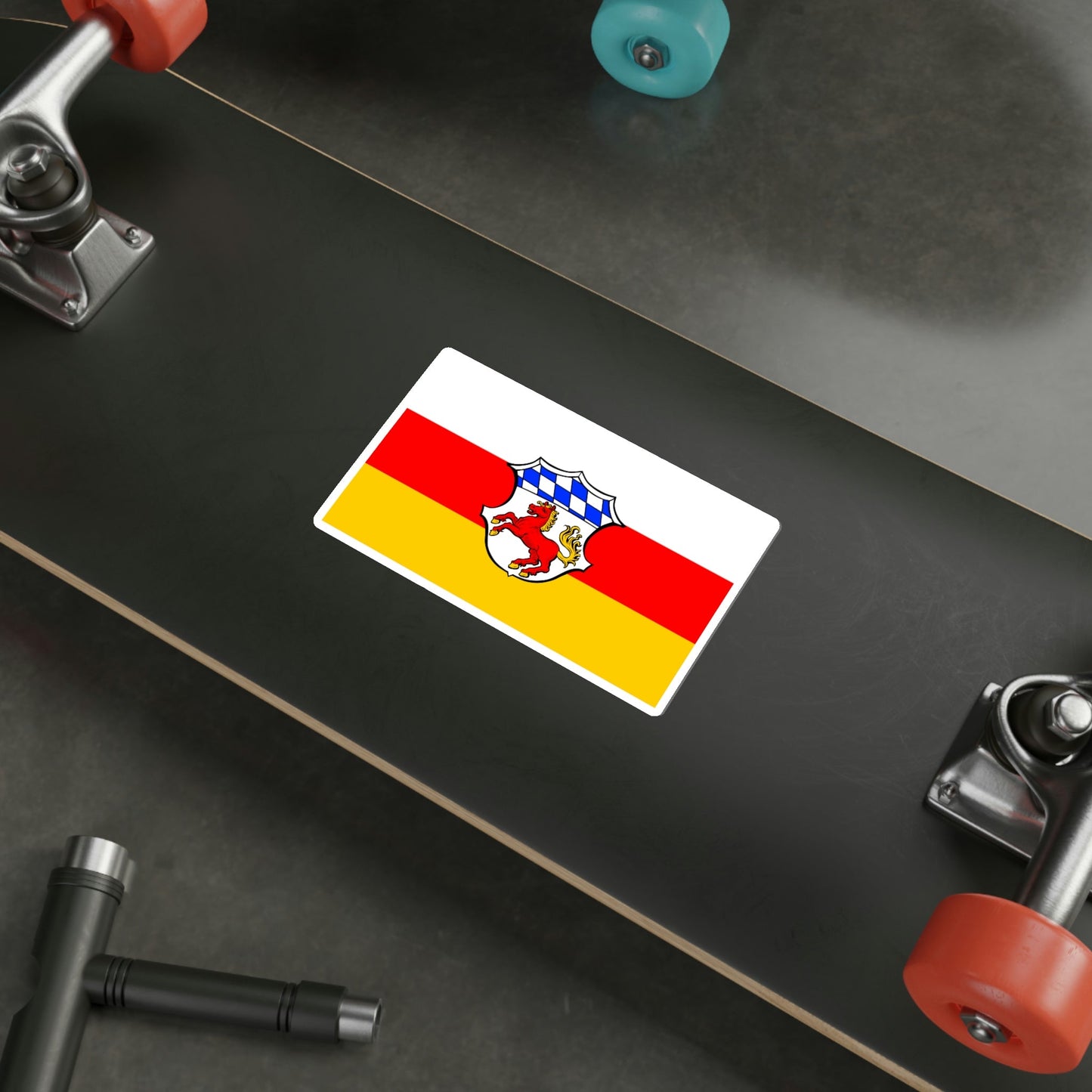 Flag of Erding Germany STICKER Vinyl Die-Cut Decal-The Sticker Space