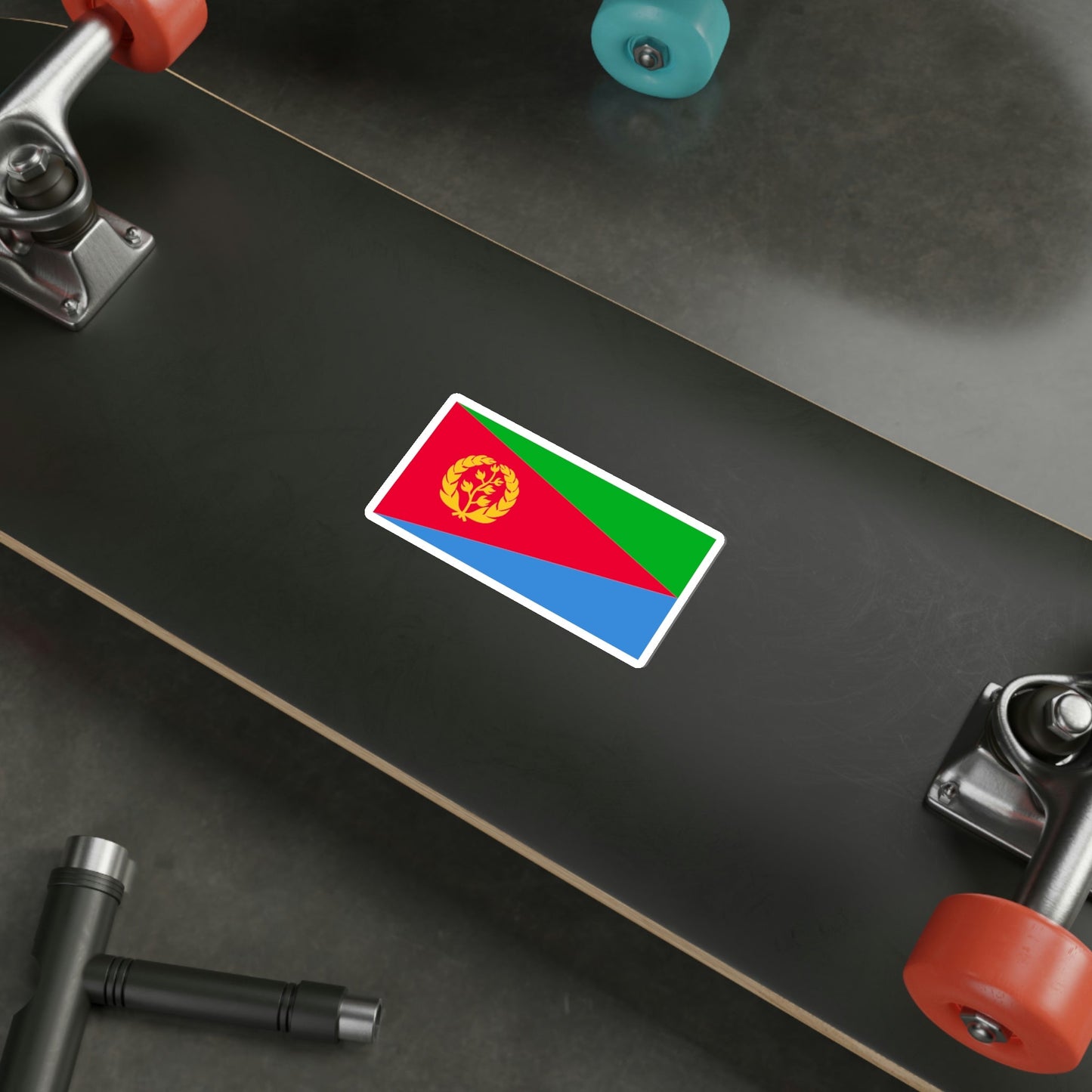 Flag of Eritrea STICKER Vinyl Die-Cut Decal-The Sticker Space