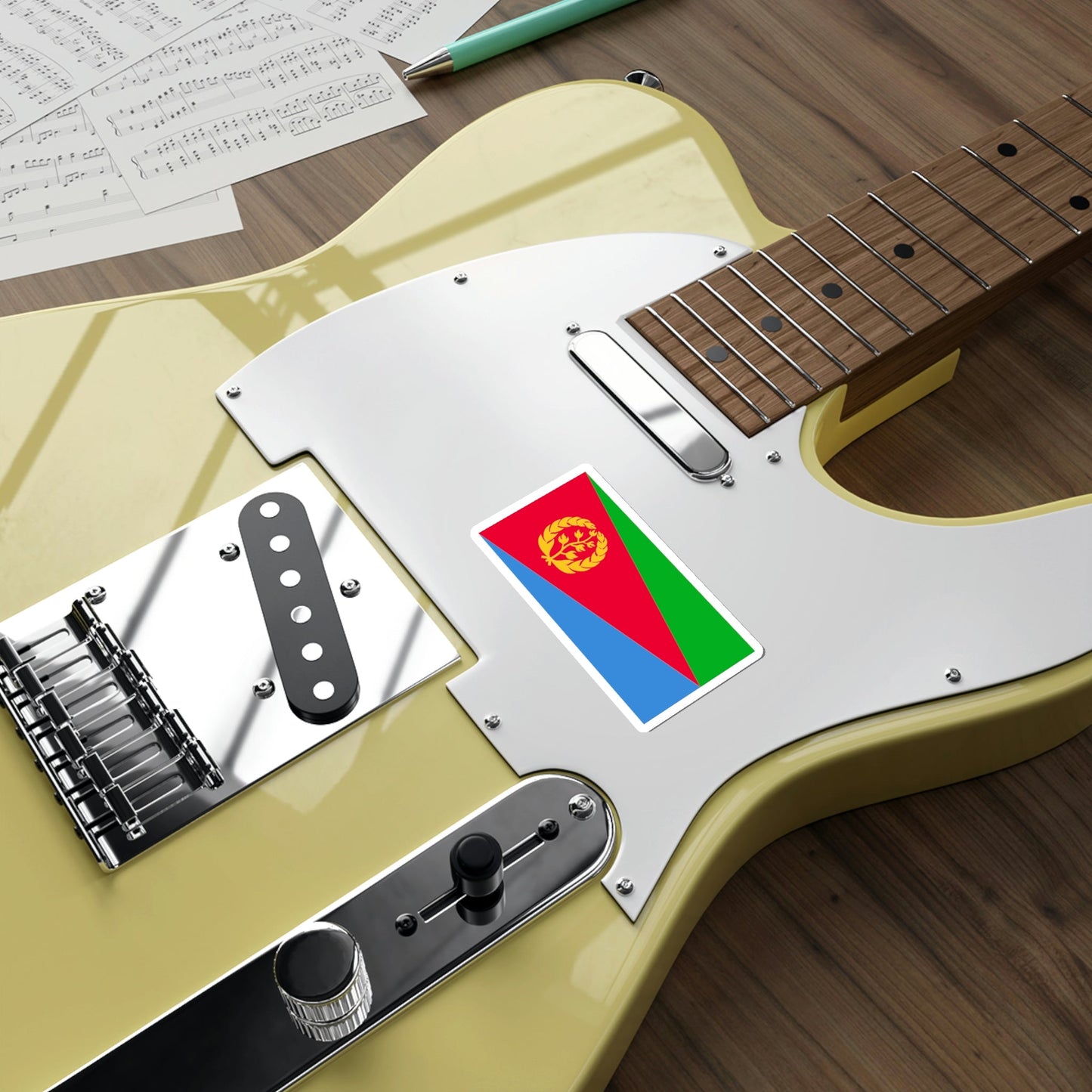 Flag of Eritrea STICKER Vinyl Die-Cut Decal-The Sticker Space