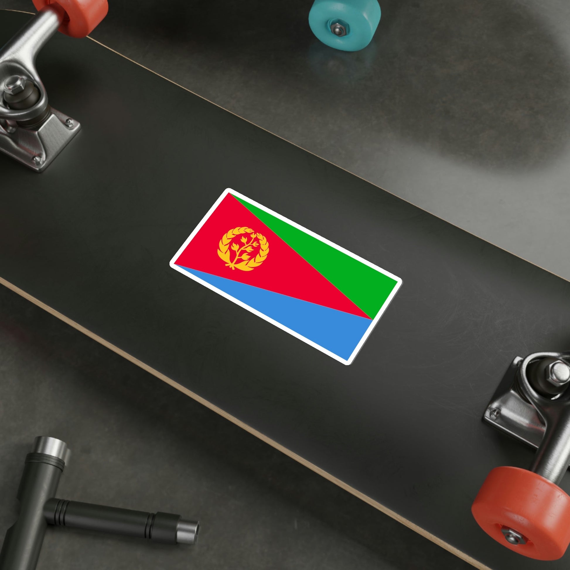 Flag of Eritrea STICKER Vinyl Die-Cut Decal-The Sticker Space