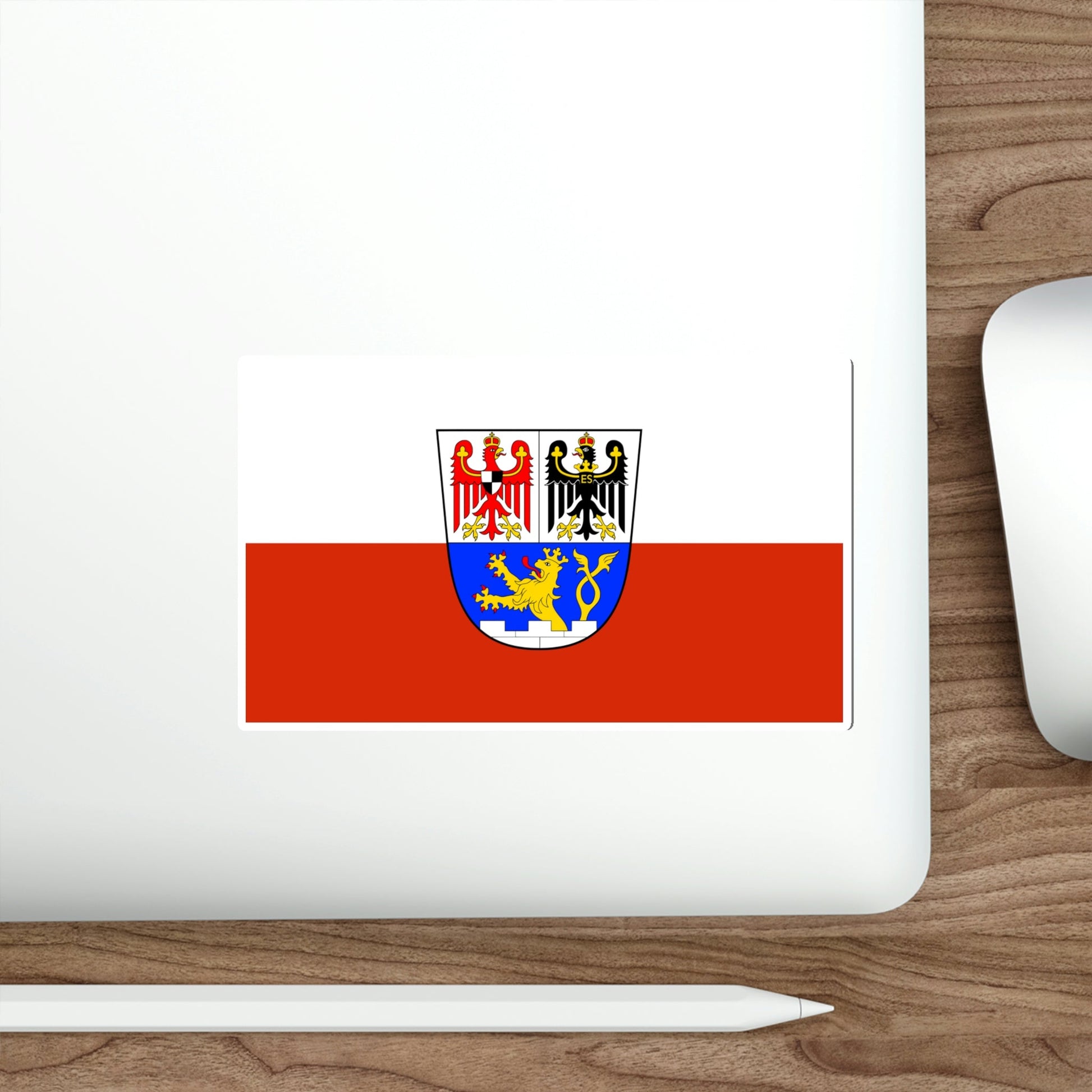 Flag of Erlangen Germany STICKER Vinyl Die-Cut Decal-The Sticker Space