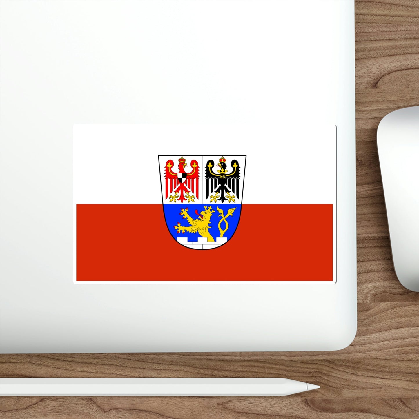 Flag of Erlangen Germany STICKER Vinyl Die-Cut Decal-The Sticker Space