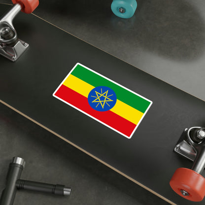 Flag of Ethiopia STICKER Vinyl Die-Cut Decal-The Sticker Space