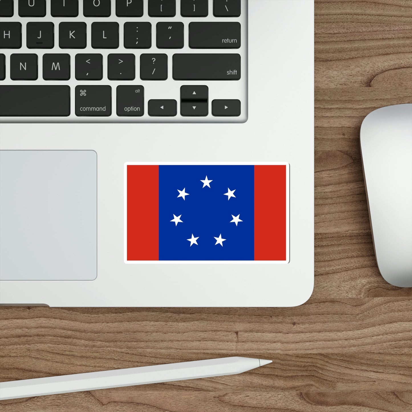 Flag of Federated States of Antarctica STICKER Vinyl Die-Cut Decal-The Sticker Space