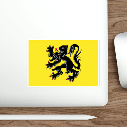 Flag of Flanders STICKER Vinyl Die-Cut Decal-The Sticker Space