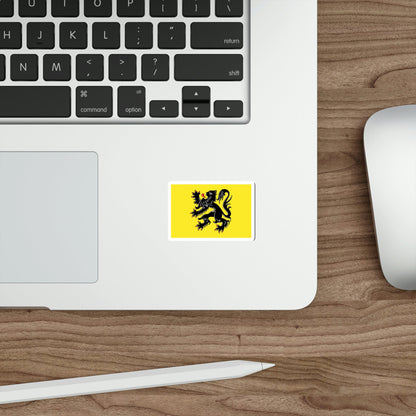 Flag of Flanders STICKER Vinyl Die-Cut Decal-The Sticker Space