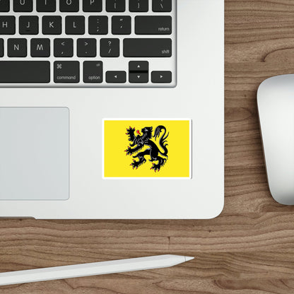 Flag of Flanders STICKER Vinyl Die-Cut Decal-The Sticker Space