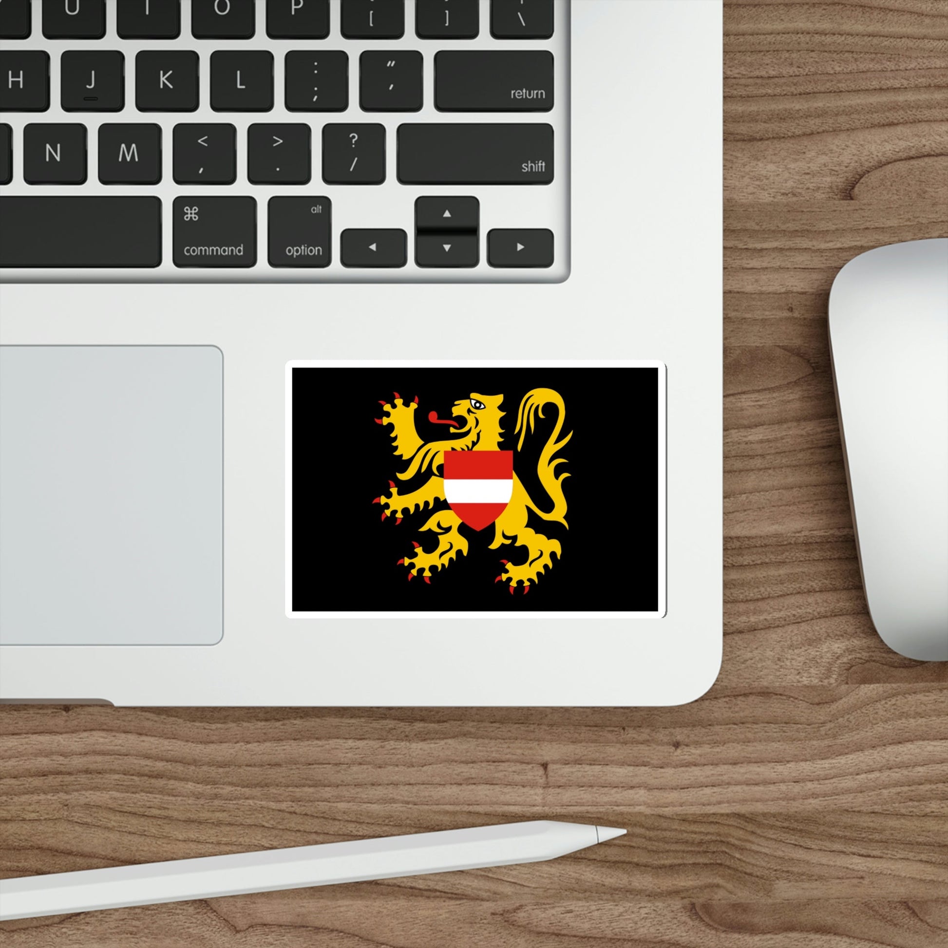 Flag of Flemish Brabant Belgium STICKER Vinyl Die-Cut Decal-The Sticker Space