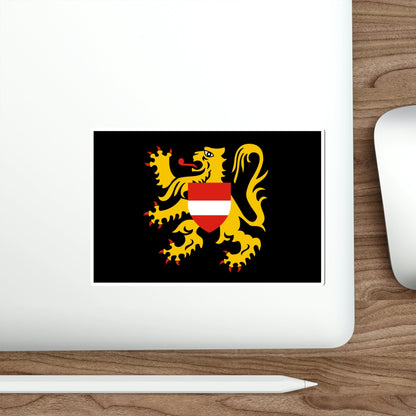 Flag of Flemish Brabant Belgium STICKER Vinyl Die-Cut Decal-The Sticker Space