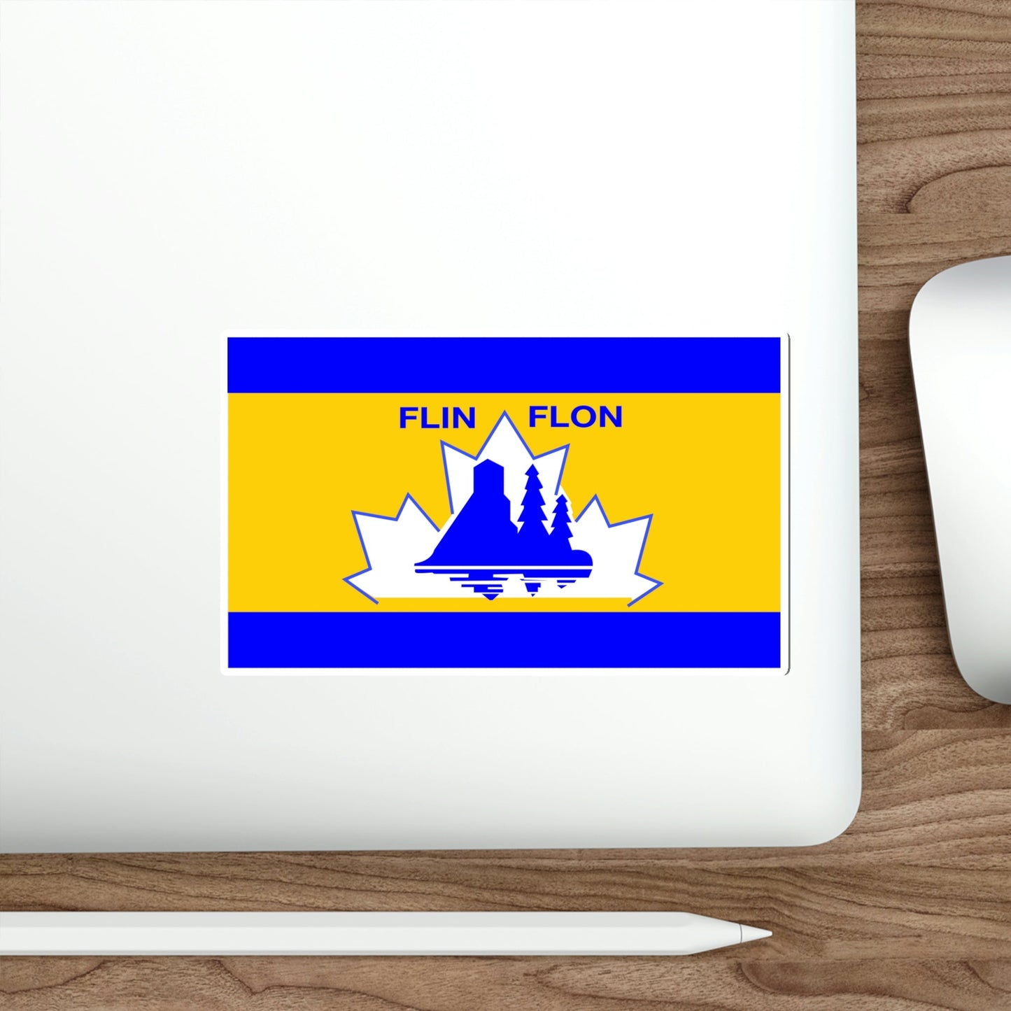 Flag of Flin Flon Canada STICKER Vinyl Die-Cut Decal-The Sticker Space