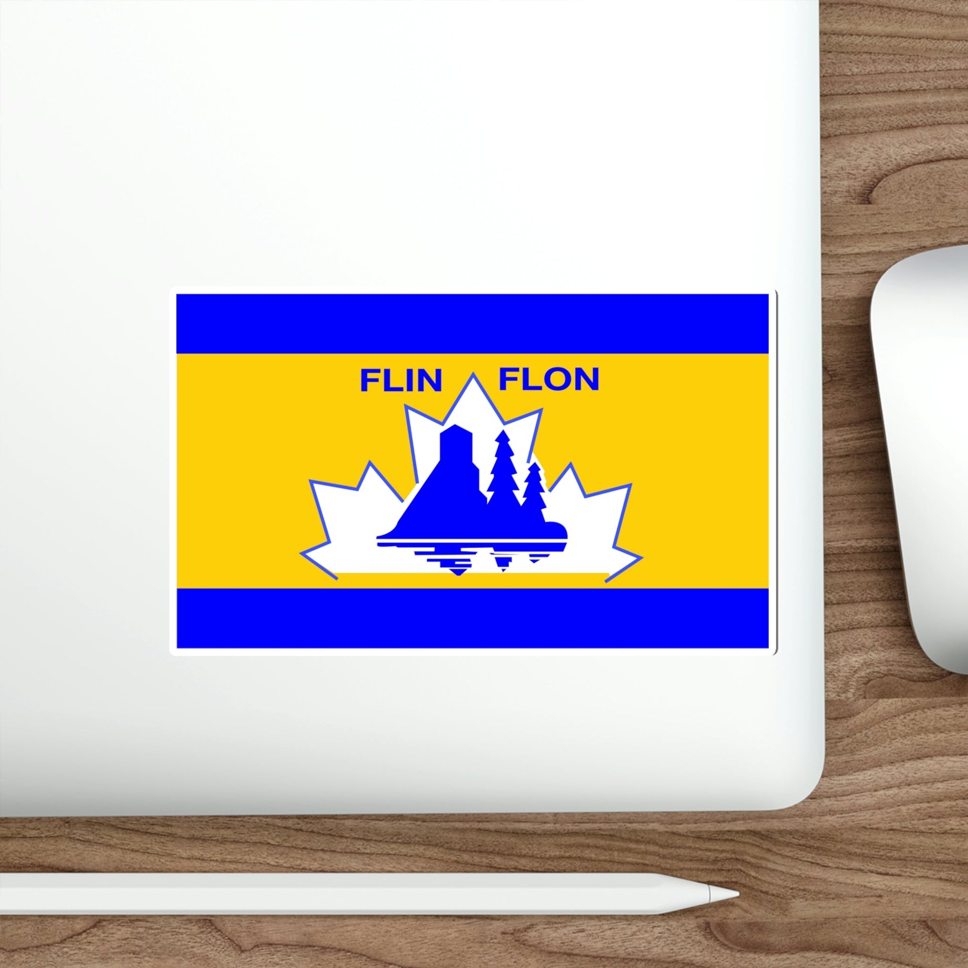 Flag of Flin Flon Canada STICKER Vinyl Die-Cut Decal-The Sticker Space