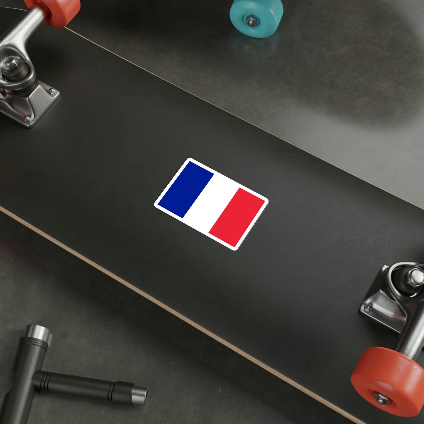 Flag of France STICKER Vinyl Die-Cut Decal-The Sticker Space