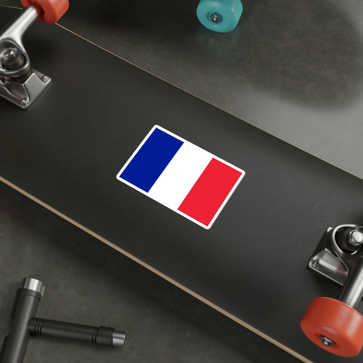 Flag of France STICKER Vinyl Die-Cut Decal-The Sticker Space