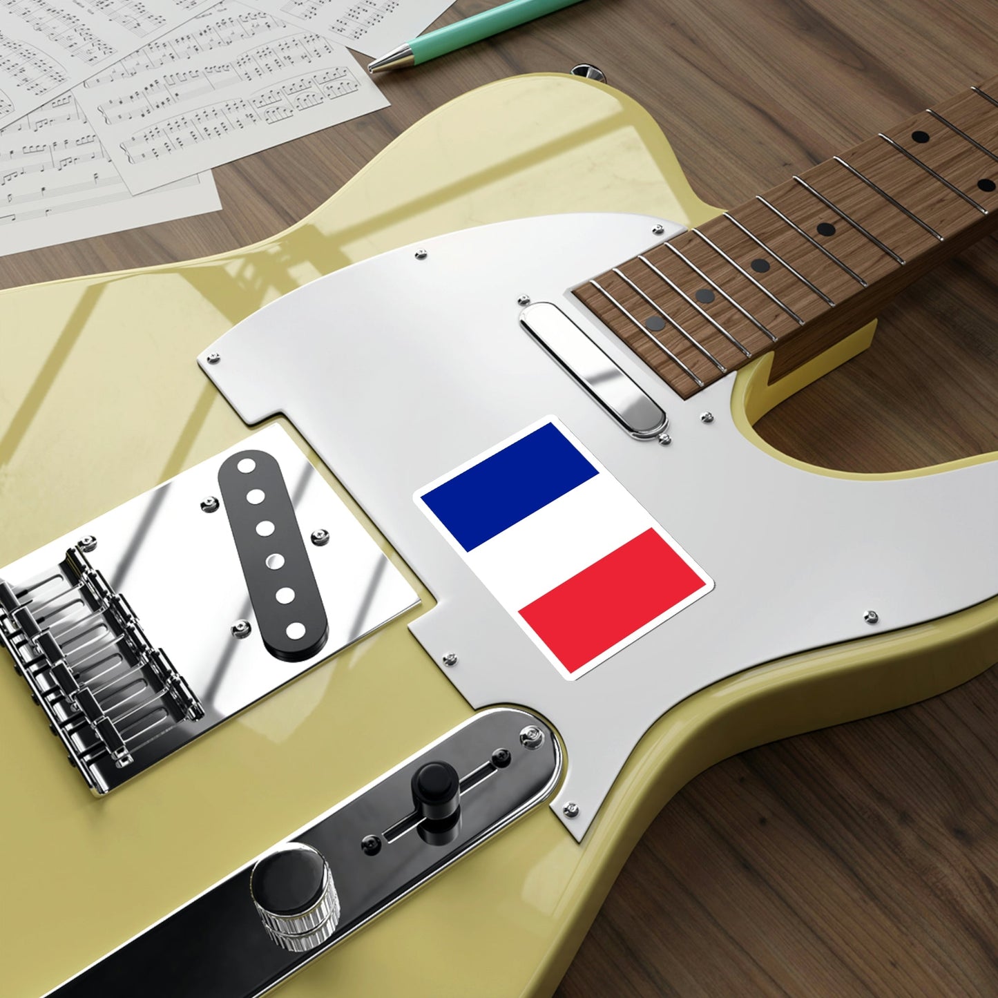 Flag of France STICKER Vinyl Die-Cut Decal-The Sticker Space