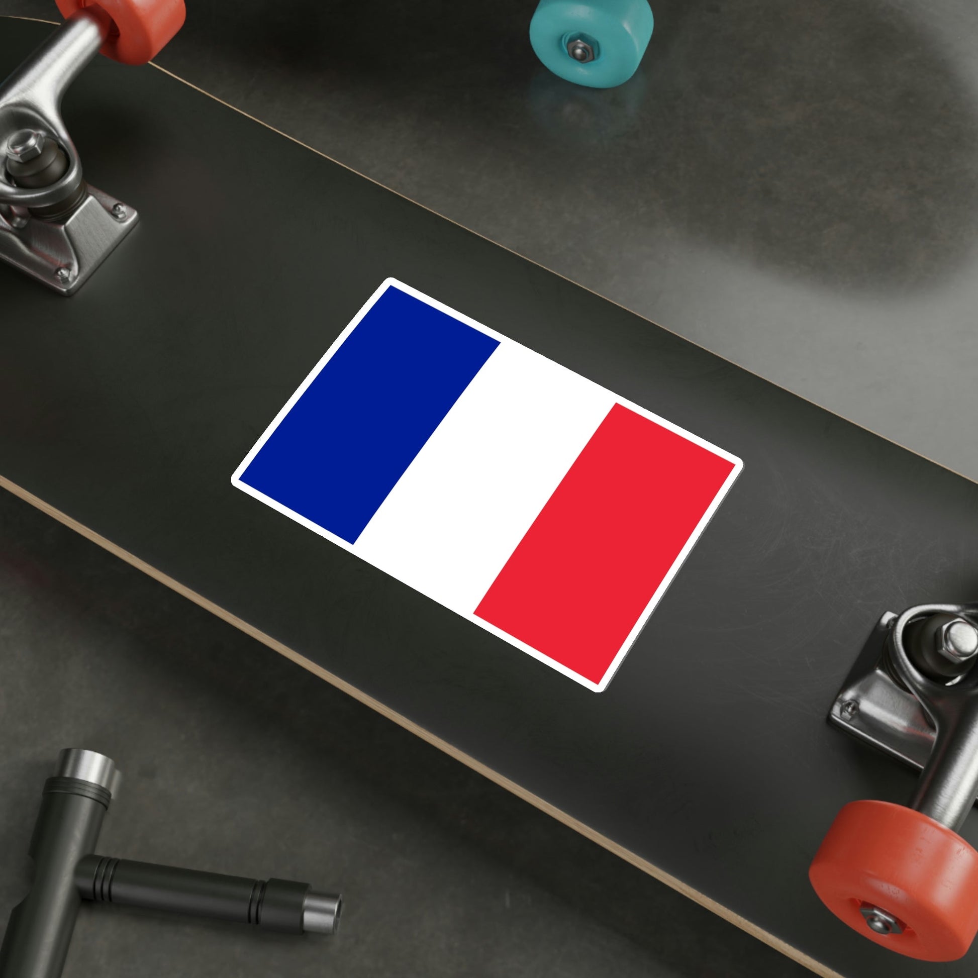 Flag of France STICKER Vinyl Die-Cut Decal-The Sticker Space