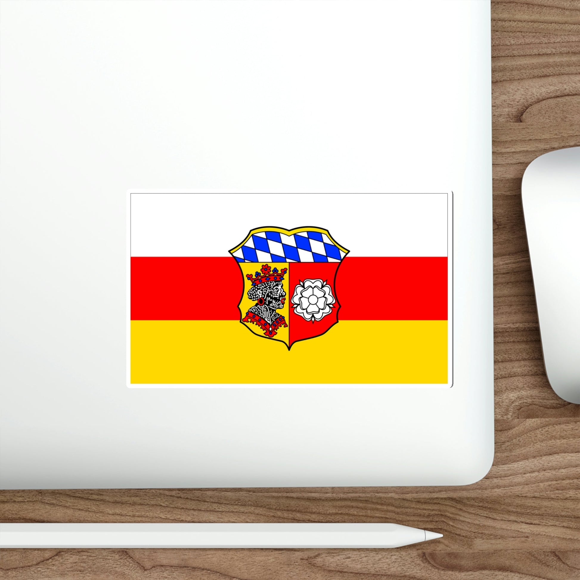 Flag of Freising Germany STICKER Vinyl Die-Cut Decal-The Sticker Space