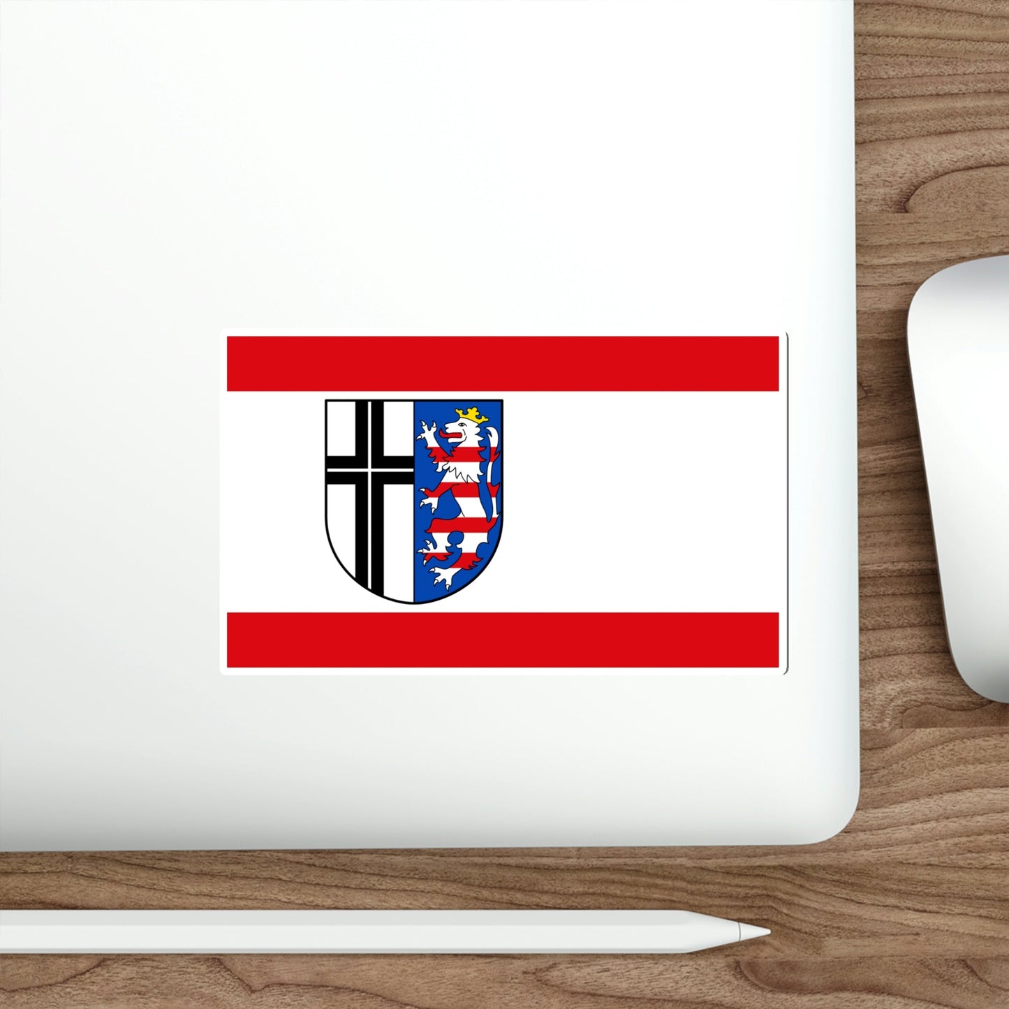 Flag of Fulda Germany STICKER Vinyl Die-Cut Decal-The Sticker Space