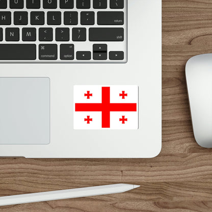 Flag of Georgia STICKER Vinyl Die-Cut Decal-The Sticker Space