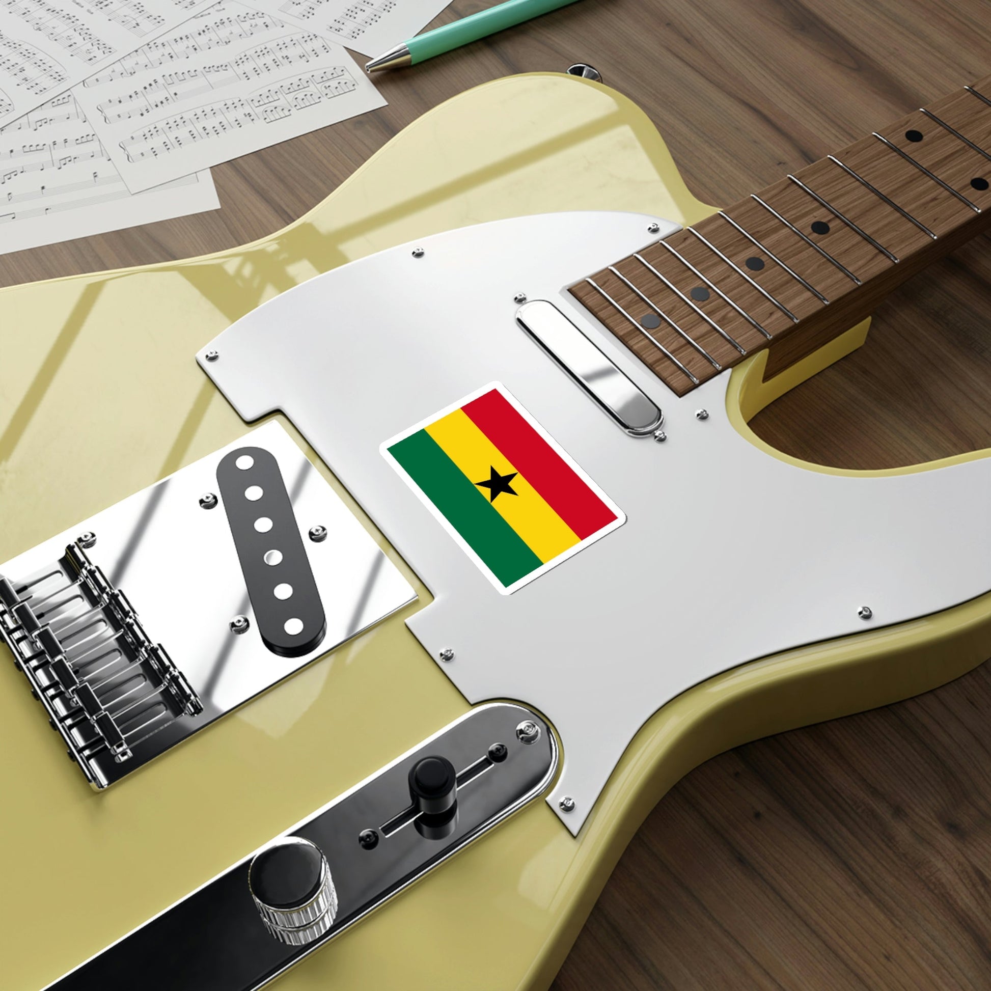 Flag of Ghana STICKER Vinyl Die-Cut Decal-The Sticker Space