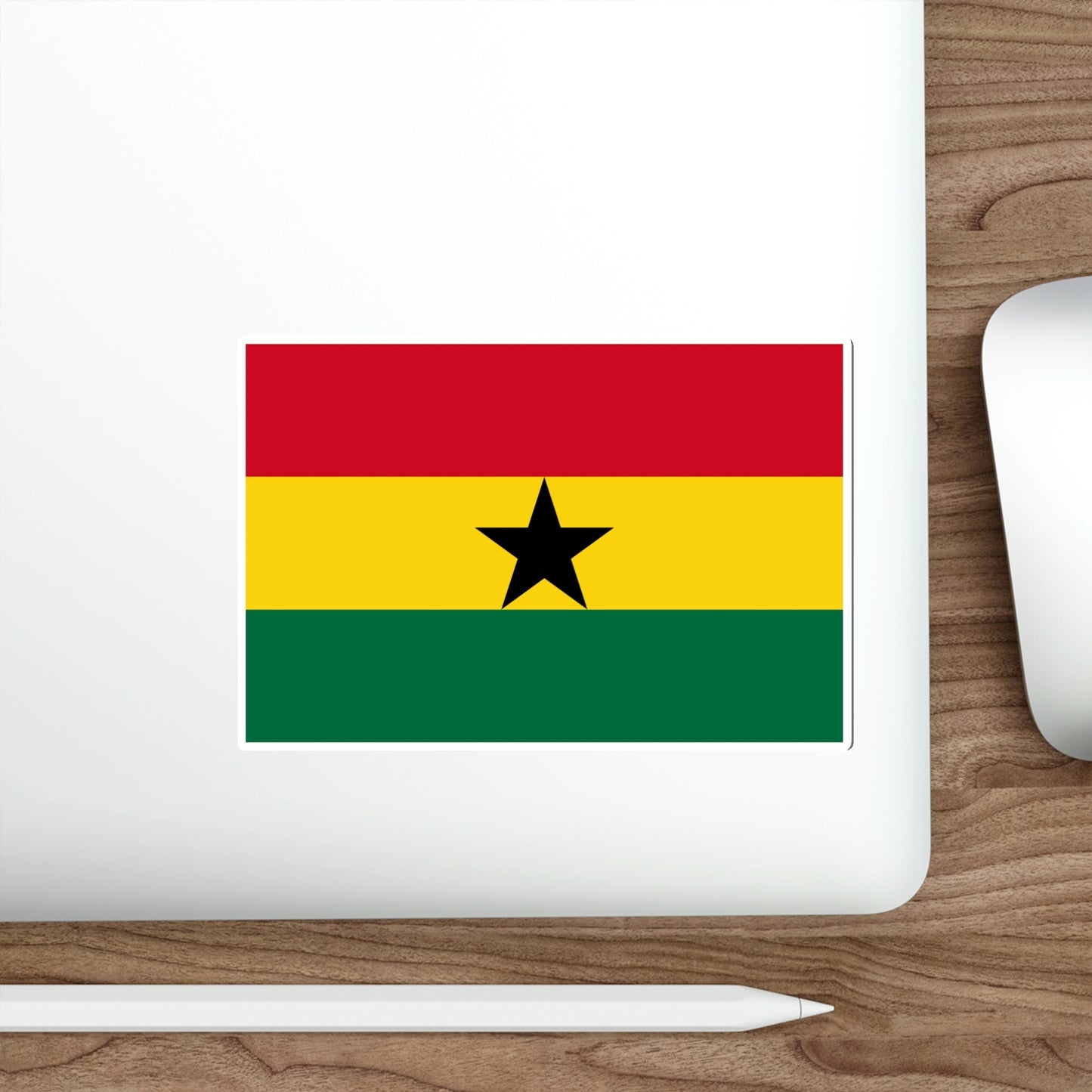 Flag of Ghana STICKER Vinyl Die-Cut Decal-The Sticker Space