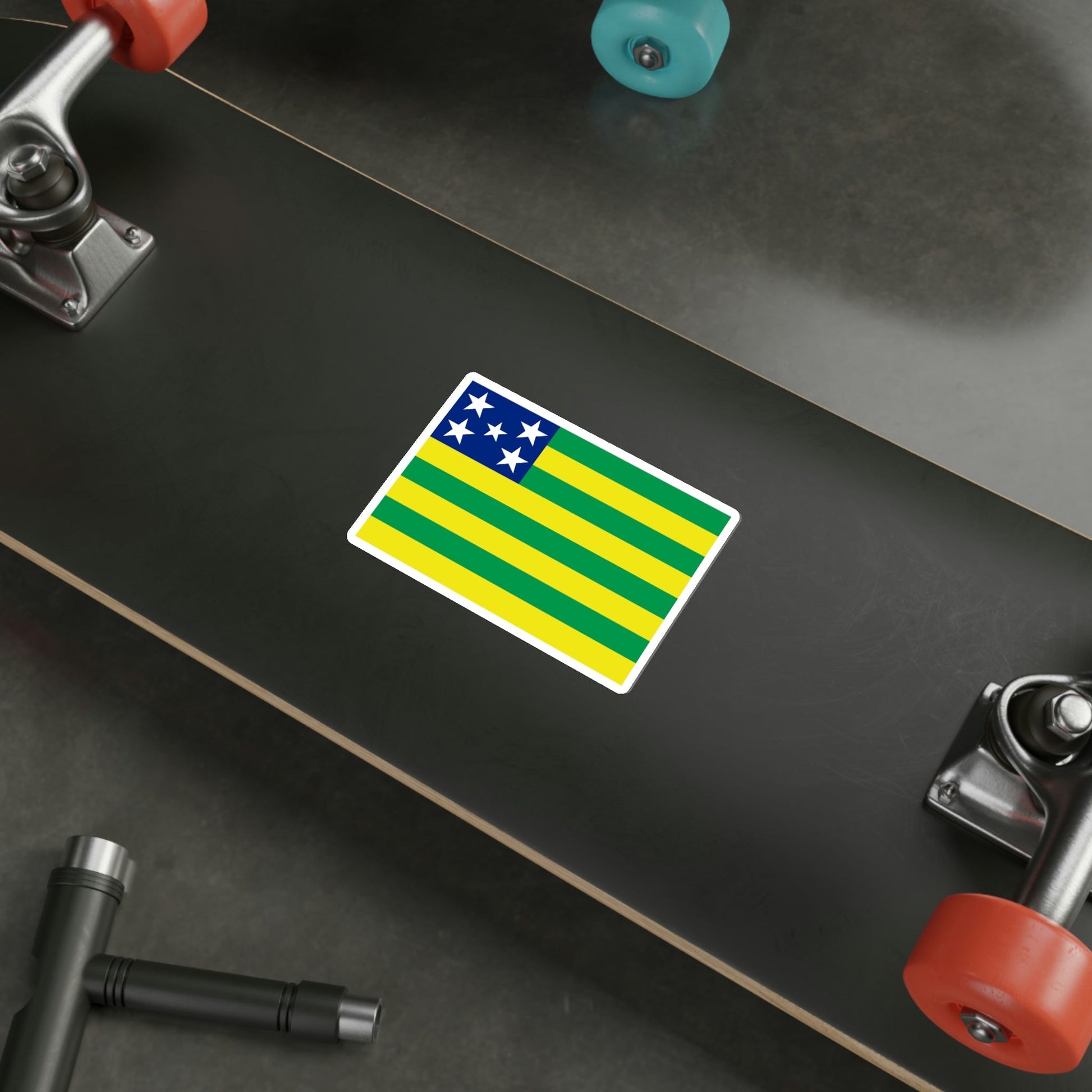 Flag of Goiás Brazil STICKER Vinyl Die-Cut Decal-The Sticker Space