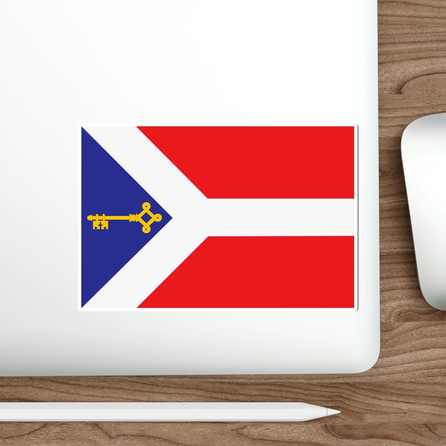 Flag of Gori Georgia STICKER Vinyl Die-Cut Decal-The Sticker Space