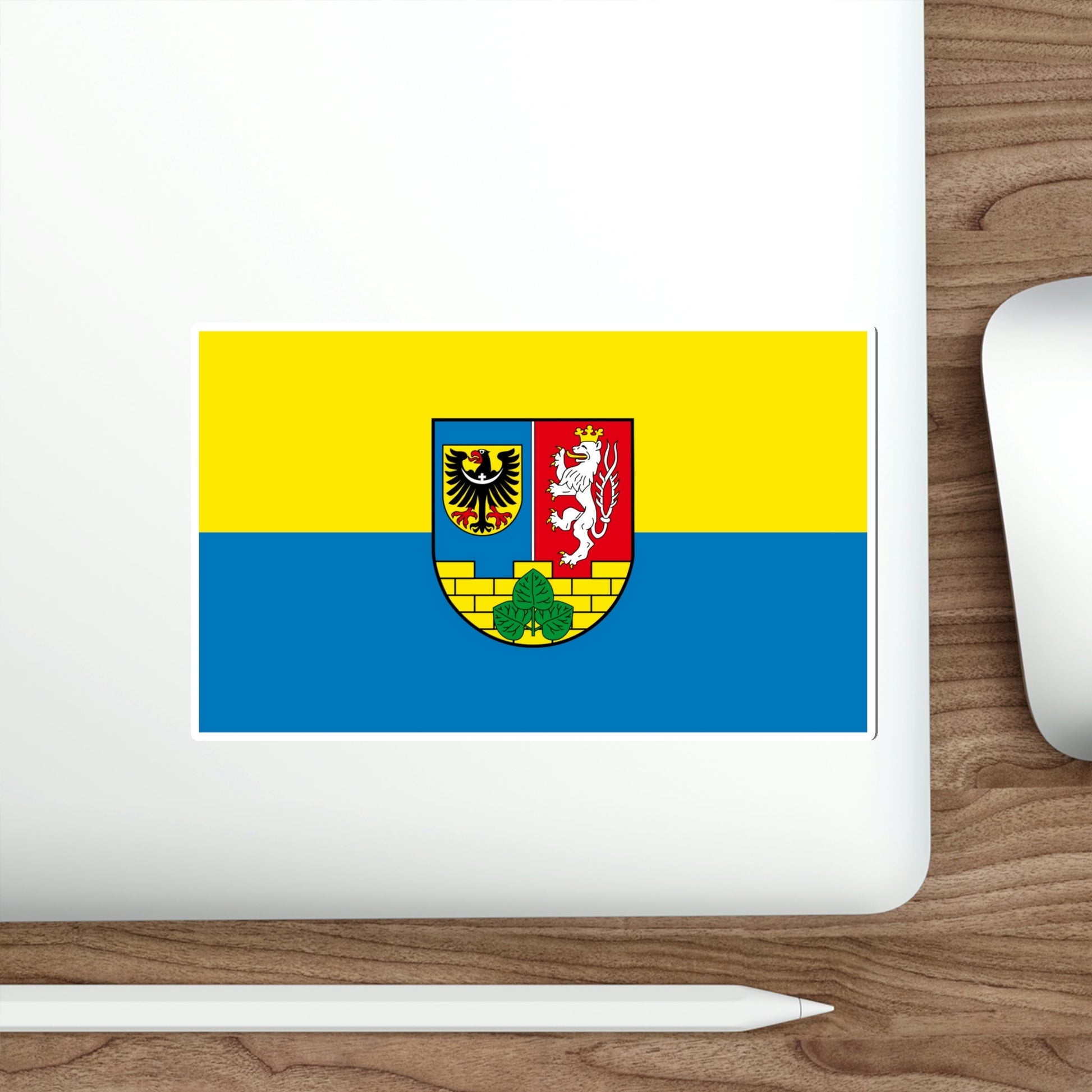 Flag of Görlitz Germany STICKER Vinyl Die-Cut Decal-The Sticker Space