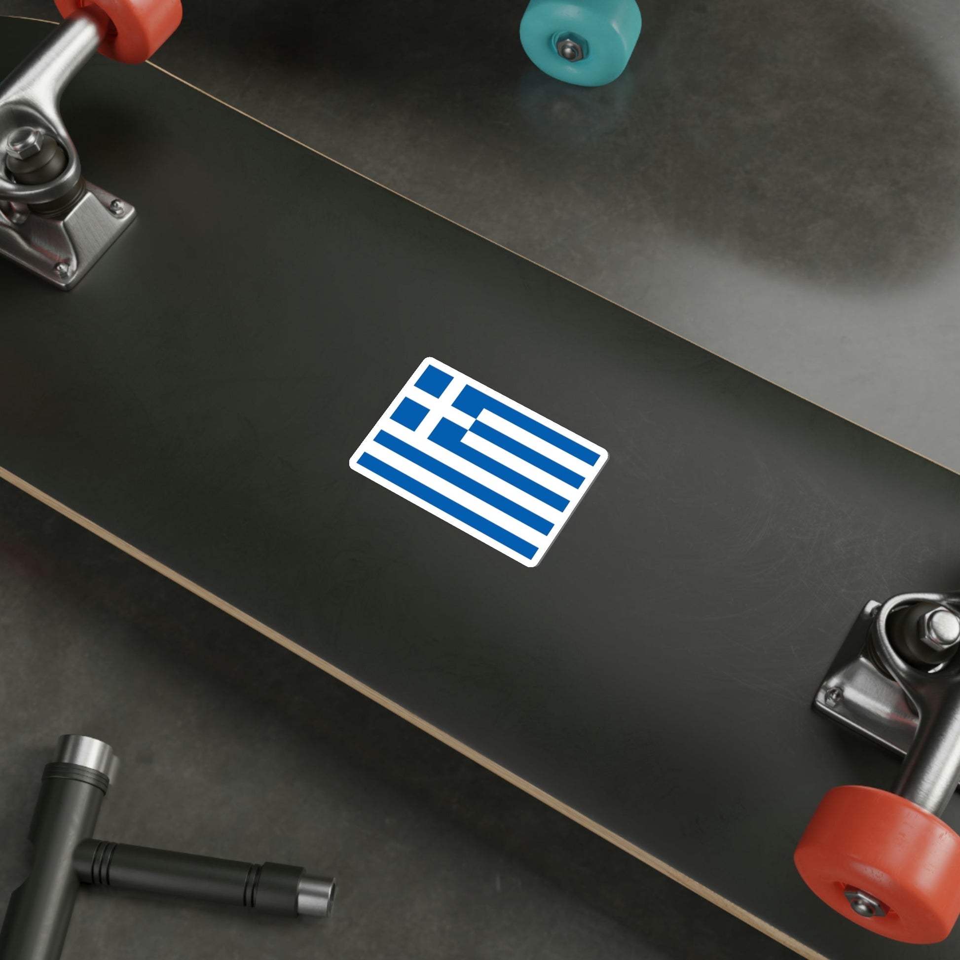 Flag of Greece STICKER Vinyl Die-Cut Decal-The Sticker Space