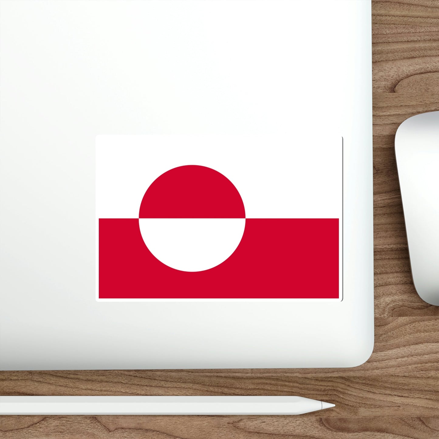 Flag of Greenland STICKER Vinyl Die-Cut Decal-The Sticker Space