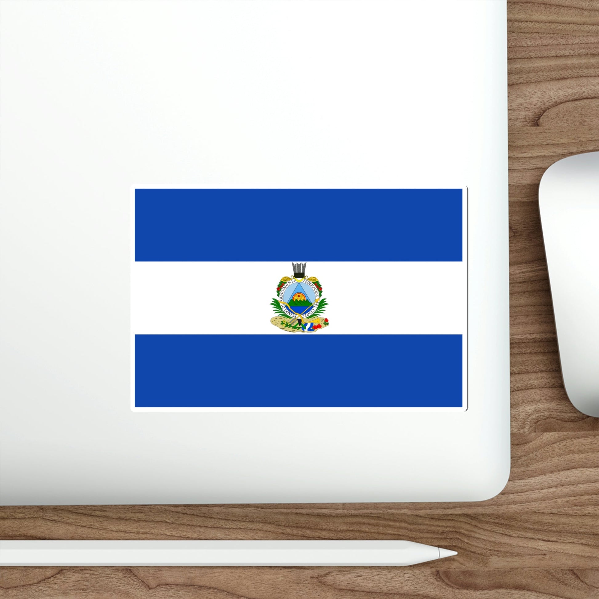 Flag of Guatemala (1838-1843) STICKER Vinyl Die-Cut Decal-The Sticker Space