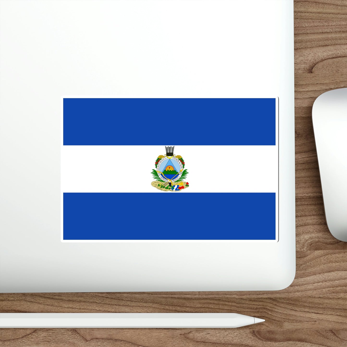 Flag of Guatemala (1838-1843) STICKER Vinyl Die-Cut Decal-The Sticker Space