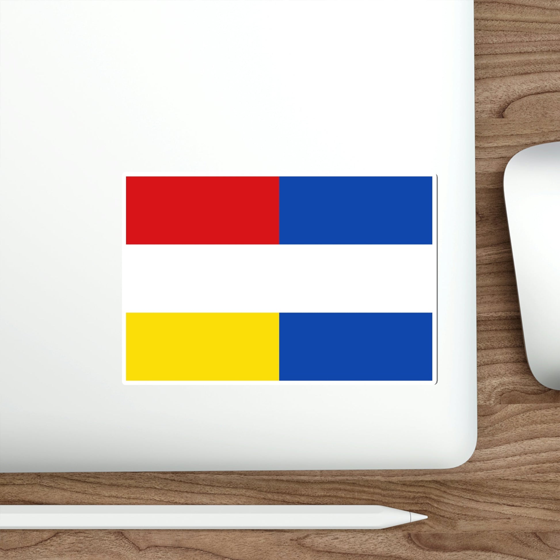 Flag of Guatemala (1851-1858) STICKER Vinyl Die-Cut Decal-The Sticker Space